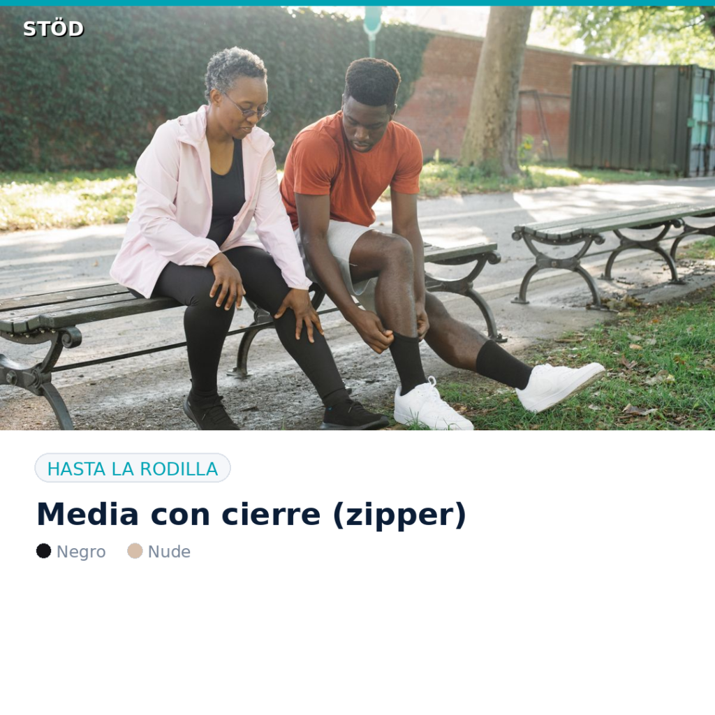 Media con cierre (zipper)